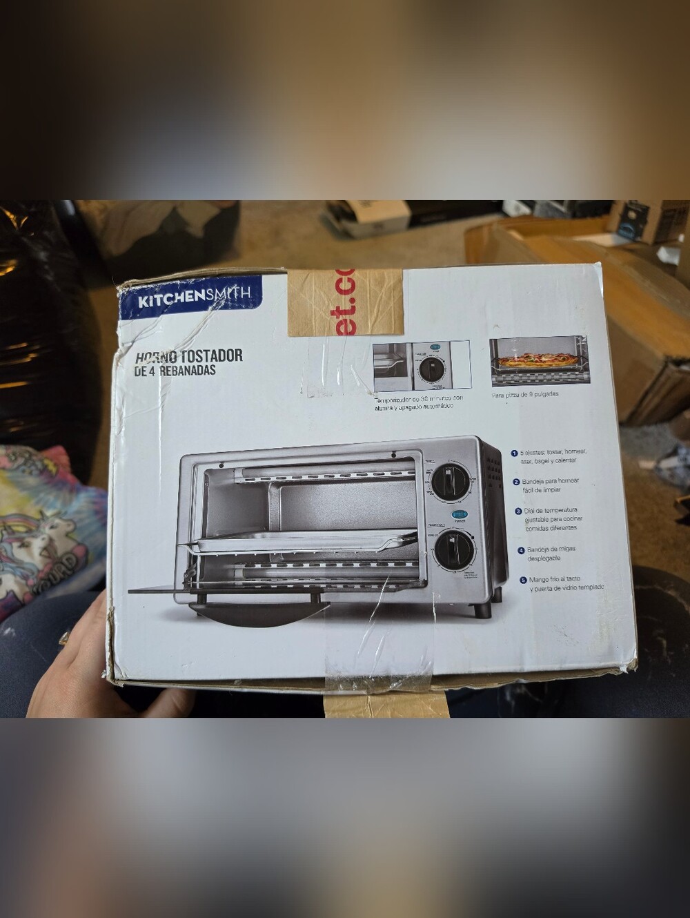 KitchenSmith 4 Slice Toaster Oven - Picture 5 of 6